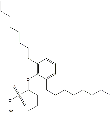 1-(2,6-Dioctylphenoxy)butane-1-sulfonic acid sodium salt