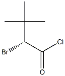 [R,(-)]-2-ブロモ-3,3-ジメチル酪酸クロリド 化学構造式