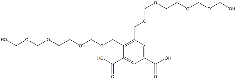4,5-Bis(10-hydroxy-2,4,7,9-tetraoxadecan-1-yl)isophthalic acid