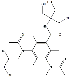 3-[Acetyl(methyl)amino]-5-[acetyl(2,3-dihydroxypropyl)amino]-2,4,6-triiodo-N-[1,1-bis(hydroxymethyl)-2-hydroxyethyl]benzamide