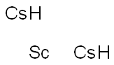 スカンジウム-ジセシウム 化学構造式