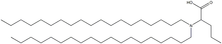 2-(Dinonadecylamino)valeric acid