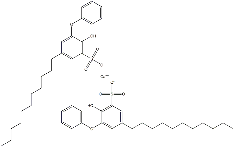 Bis(2-hydroxy-5-undecyl[oxybisbenzene]-3-sulfonic acid)calcium salt