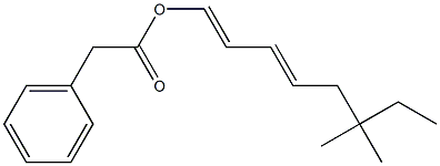 Phenylacetic acid 6,6-dimethyl-1,3-octadienyl ester