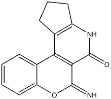 1,2,3,6-Tetrahydro-6-imino[1]benzopyrano[4,3-d]cyclopenta[b]pyridin-5(4H)-one