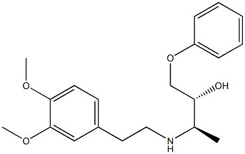 (2R,3R)-3-[[2-(3,4-Dimethoxyphenyl)ethyl]amino]-1-phenoxy-2-butanol
