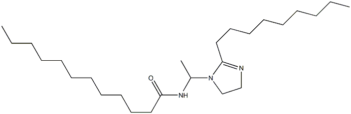 1-(1-ラウロイルアミノエチル)-2-ノニル-2-イミダゾリン 化学構造式