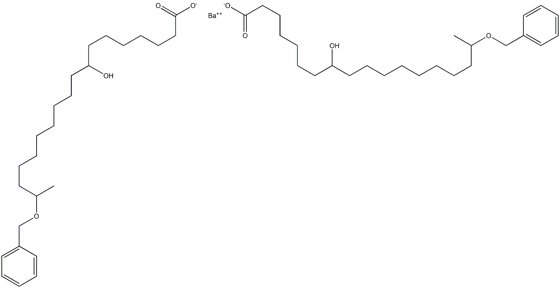 Bis(17-benzyloxy-8-hydroxystearic acid)barium salt