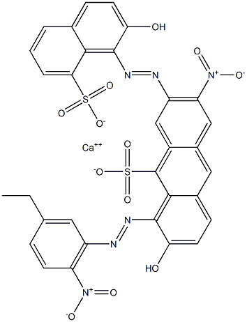 Bis[1-[(3-ethyl-6-nitrophenyl)azo]-2-hydroxy-8-naphthalenesulfonic acid]calcium salt