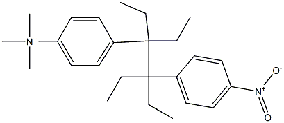 4-[1,1,2-Triethyl-2-(4-nitrophenyl)butyl]-N,N,N-trimethylbenzenaminium