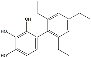 4-(2,4,6-Triethylphenyl)benzene-1,2,3-triol