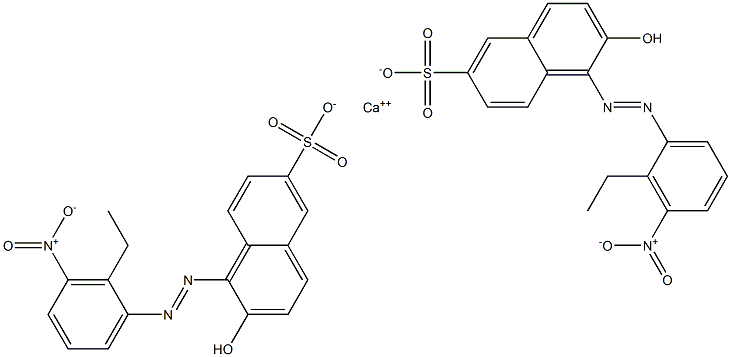 Bis[1-[(2-ethyl-3-nitrophenyl)azo]-2-hydroxy-6-naphthalenesulfonic acid]calcium salt