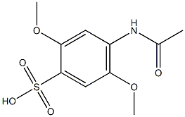 4-Acetylamino-2,5-dimethoxybenzenesulfonic acid