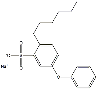 2-Hexyl-5-phenoxybenzenesulfonic acid sodium salt|