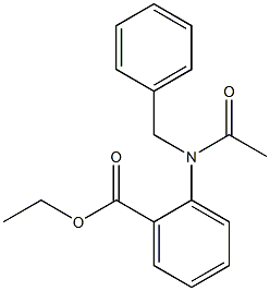 2-[Acetyl(benzyl)amino]benzoic acid ethyl ester