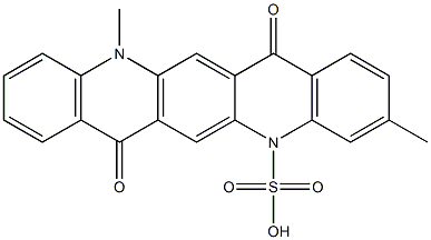 5,7,12,14-Tetrahydro-3,12-dimethyl-7,14-dioxoquino[2,3-b]acridine-5-sulfonic acid