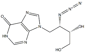 9-[(2S,3S)-2-Azido-3,4-dihydroxybutyl]-1,9-dihydro-6H-purin-6-one