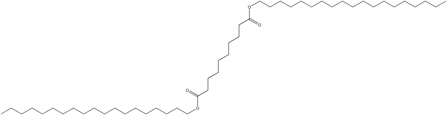 セバシン酸ジノナデシル 化学構造式