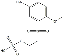 Sulfuric acid hydrogen 2-(5-amino-2-methoxyphenylsulfonyl)ethyl ester