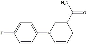 1-(4-Fluorophenyl)-1,4-dihydronicotinamide Structure