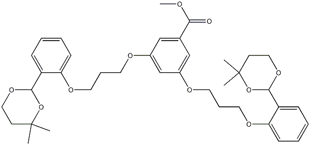 3,5-Bis[[3-[2-(4,4-dimethyl-1,3-dioxan-2-yl)phenoxy]propyl]oxy]benzoic acid methyl ester