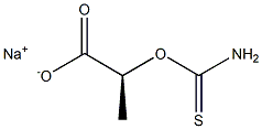 [S,(-)]-2-(Thiocarbamoyloxy)propionic acid sodium salt