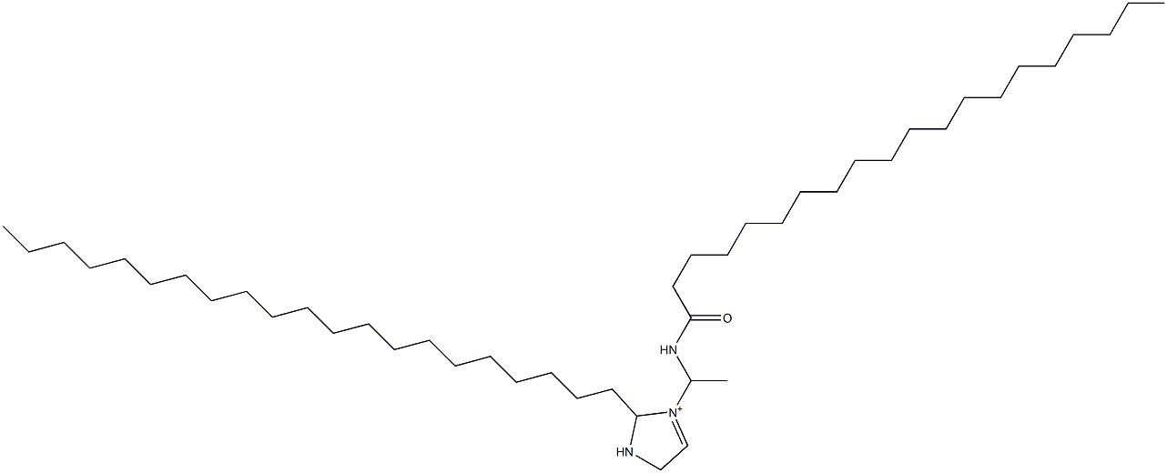 2-Henicosyl-3-[1-(icosanoylamino)ethyl]-3-imidazoline-3-ium Structure