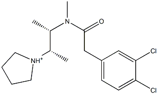 1-[(1S,2S)-2-[N-(3,4-Dichlorophenylacetyl)-N-methylamino]-1-methylpropyl]pyrrolidinium