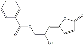 (4Z)-7-Benzoyloxy 4,6-dihydroxyhepta-2,4-dienoic acid 1,4-lactone|