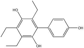 3,4,6-Triethyl-1,1'-biphenyl-2,4',5-triol