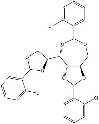 1-O,4-O:2-O,3-O:5-O,6-O-Tris(2-chlorobenzylidene)-L-glucitol
