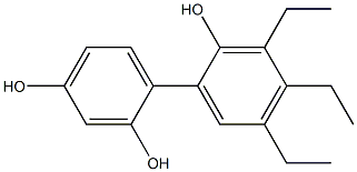 3',4',5'-Triethyl-1,1'-biphenyl-2,2',4-triol