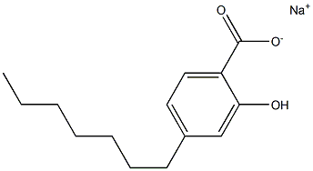 4-Heptyl-2-hydroxybenzoic acid sodium salt