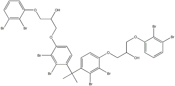 2,2-Bis[2,3-dibromo-4-[2-hydroxy-3-(2,3-dibromophenoxy)propyloxy]phenyl]propane