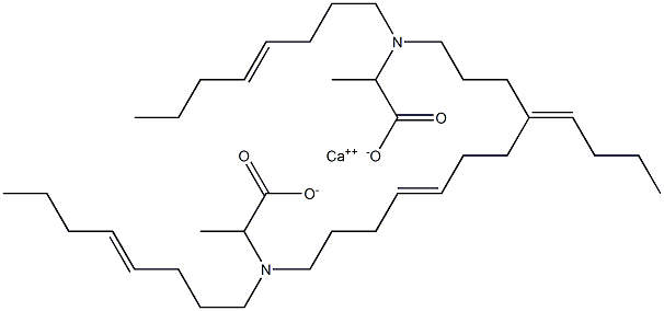 Bis[2-[di(4-octenyl)amino]propanoic acid]calcium salt