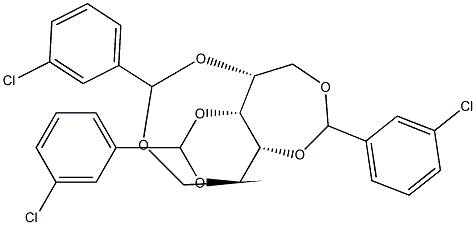 1-O,5-O:2-O,4-O:3-O,6-O-Tris(3-chlorobenzylidene)-D-glucitol