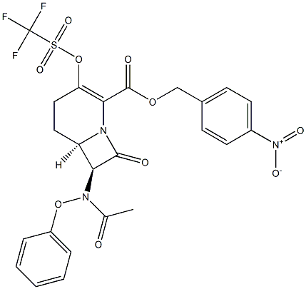 (6R,7S)-7-(Phenoxyacetylamino)-8-oxo-3-[(trifluoromethyl)sulfonyloxy]-1-azabicyclo[4.2.0]oct-2-ene-2-carboxylic acid (p-nitrobenzyl) ester