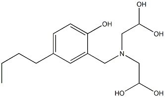 2-[Bis(2,2-dihydroxyethyl)aminomethyl]-4-butylphenol