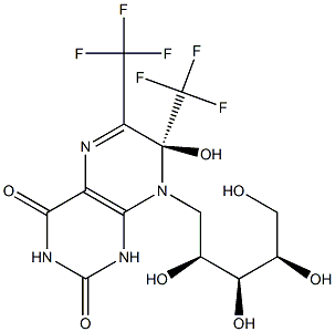 (7S)-8-[(2S,3S,4R)-2,3,4,5-Tetrahydroxypentyl]6,7-bis(trifluoromethyl)-7-hydroxy-7,8-dihydropteridine-2,4(1H,3H)-dione