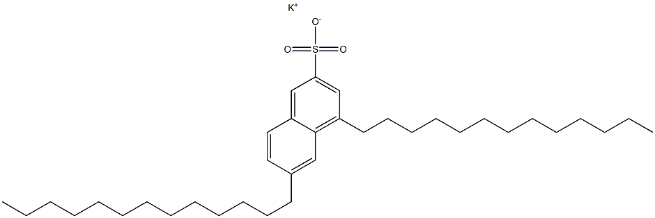 4,6-Ditridecyl-2-naphthalenesulfonic acid potassium salt