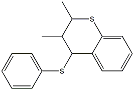 3,4-Dihydro-2-methyl-3-methyl-4-(phenylthio)-2H-1-benzothiopyran