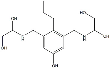 3,5-Bis[[(1,2-dihydroxyethyl)amino]methyl]-4-propylphenol