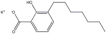 3-Heptyl-2-hydroxybenzoic acid potassium salt