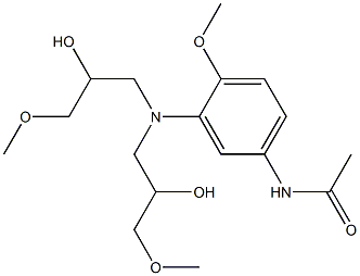 3'-[Bis(2-hydroxy-3-methoxypropyl)amino]-4'-methoxyacetanilide