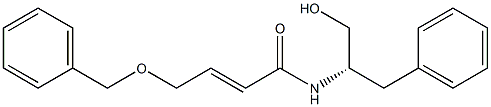 (E)-N-[(S)-1-Benzyl-2-hydroxyethyl]-4-benzyloxy-2-butenamide