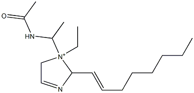 1-[1-(Acetylamino)ethyl]-1-ethyl-2-(1-octenyl)-3-imidazoline-1-ium