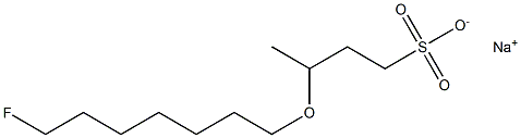 3-(7-Fluoroheptyloxy)-1-butanesulfonic acid sodium salt