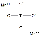 オルトチタン酸二マンガン(II) 化学構造式