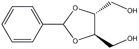 (4R)-2-フェニル-1,3-ジオキソラン-4α,5β-ジメタノール 化学構造式