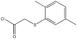 (2,5-キシリルチオ)アセチルクロリド 化学構造式